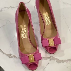 NEW Salvatore Ferragamo Pink Heels! Size 7